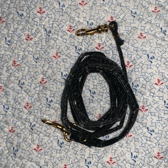 Buxton purse, real black leather, vintage, crossbody, 8”x12” - Picture 6 of 8